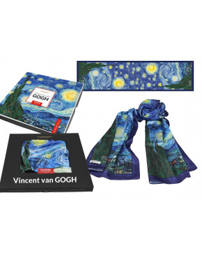 Szal - V. van Gogh, Gwiaździsta Noc (CARMANI)