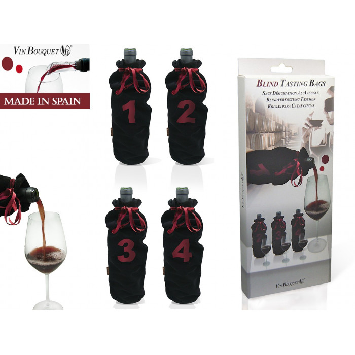 Zestaw do degustacji wina (pokrowce na butelki)