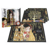Kpl. 4 podkładek na stół - G. Klimt, mix (czarne tło) (CARMANI)