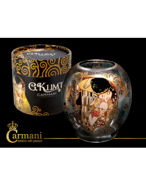 Świecznik szklany - G. Klimt, Pocałunek (CARMANI) 841-5102
