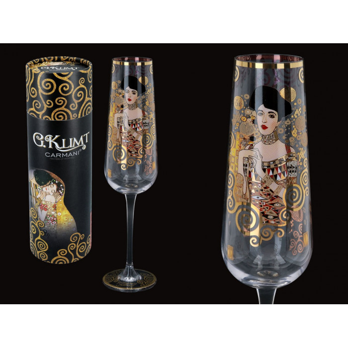 Kieliszek do szampana - G.Klimt, Adela (CARMANI)