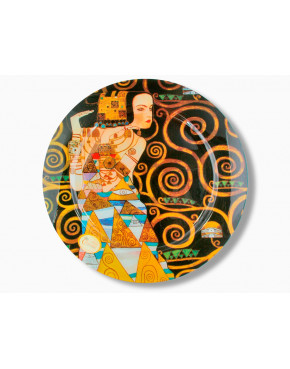 Talerz dekoracyjny - G. Klimt, Oczekiwanie 40cm