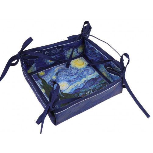 Koszyk na pieczywo mały - V. van Gogh, Gwiaździsta Noc (CARMANI)