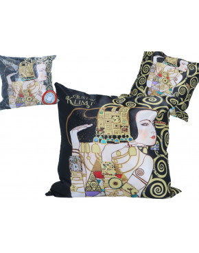 Poduszka z wypełnieniem/suwak - G. Klimt, Oczekiwanie, Drzewo życia (CARMANI)