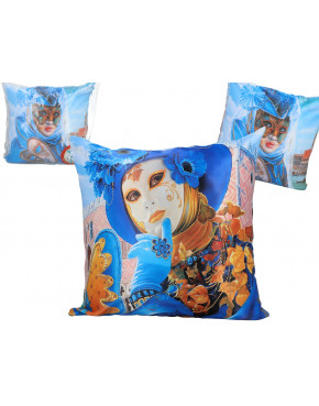 Poduszka z wypełnieniem/suwak - Alex Levin, Maska wenecka (CARMANI) 023-8080