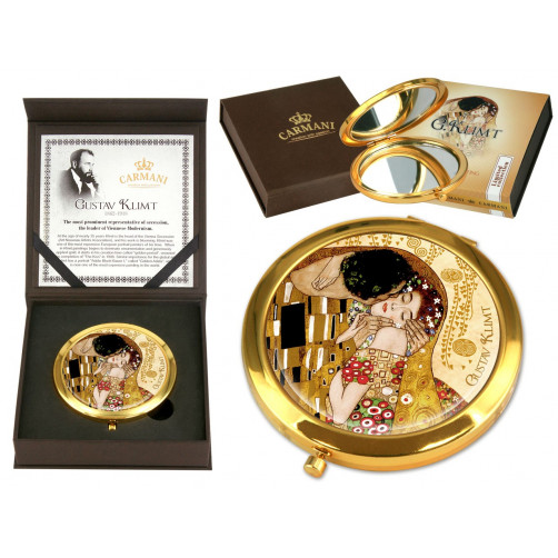 lustereczko Klimt Pocałunek kremowe tło CARMANI 181-1001