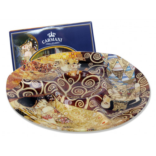Talerz dekoracyjny - G. Klimt, mix 3 motywy