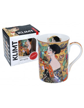 Kubek Classic New - G. Klimt, Kobieta z wachlarzem (CARMANI) 532-2304
