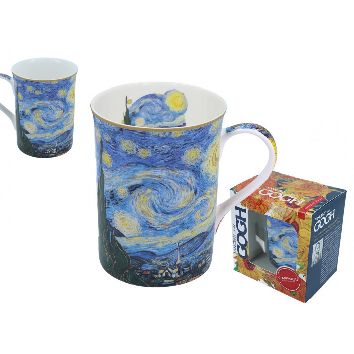 Kubek Classic New - V. van Gogh, Gwiaździsta Noc (CARMANI)