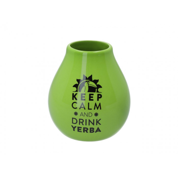 Matero Ceramico LUKA GREEN 350 ml z logo MATE GREEN