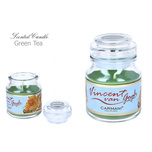 Świeczka zapachowa, american mały - V. van Gogh, Green Tea
