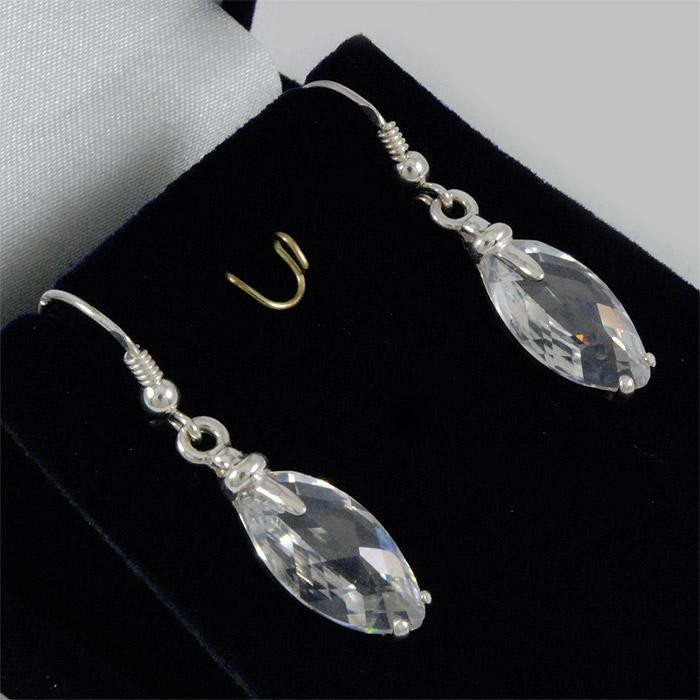 Kolczyki srebrne z cyrkoniami SK 5.5g