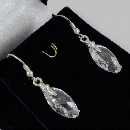 Kolczyki srebrne z cyrkoniami SK 5.5g