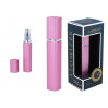 Atomizer - pojemnik karbowany na perfumy/płyn antybakteryjny - różowy