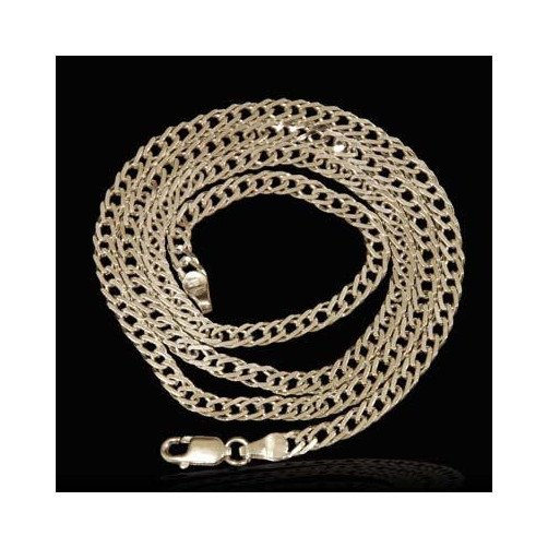 Łańcuszek srebrny rombus Ł 14/0 6.1g 50cm