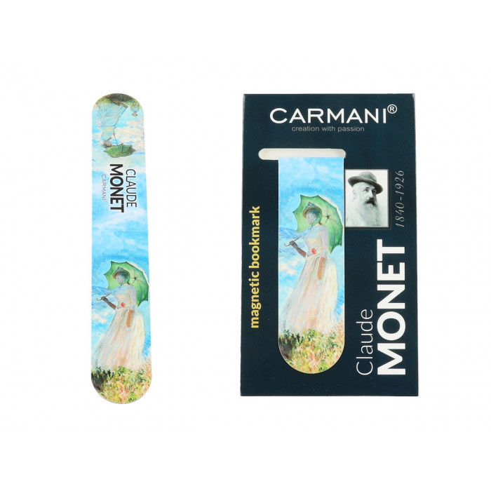 Zakładka magnetyczna - C. Monet, Kobieta z Parasolem (CARMANI)