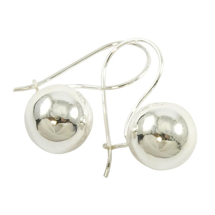 Kolczyki srebrne wiszące kuleczki KOL16