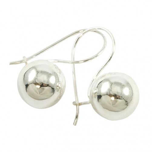 Kolczyki srebrne wiszące kuleczki KOL16