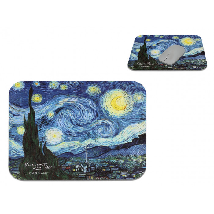 Podkładka pod mysz komputerową - V. van Gogh, Gwiaździsta Noc (CARMANI)