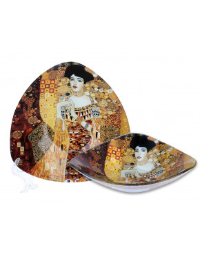 Talerz miseczka - G. Klimt, Adela - 17x17cm
