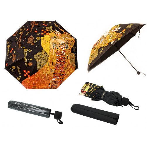 Parasol składany - G. Klimt, Adela (dekoracja na wierzchu) (CARMANI) Parasol składany - G. Klimt, Adela (dekoracja na wierzchu) (CARMANI)