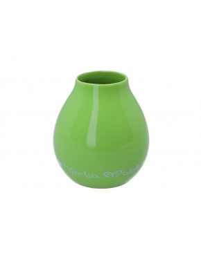 Matero Ceramico LUKA GREEN 350 ml z nadrukiem
