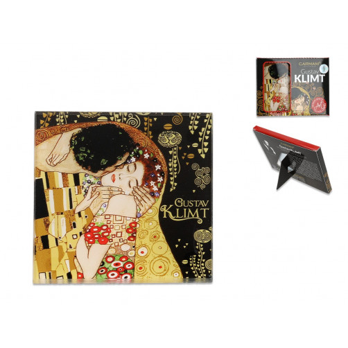 Podkładka szklana - G. Klimt, Pocałunek (CARMANI)