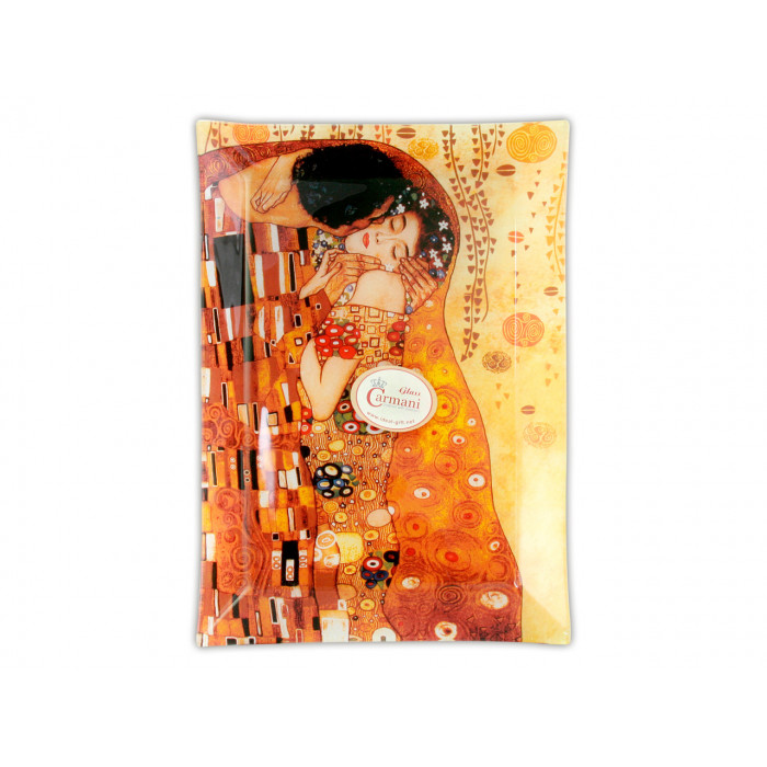 Talerz dekoracyjny - G. Klimt, Pocałunek 28x20cm