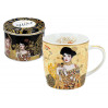 Kubek w puszce - G. Klimt, Adela (kremowe tło, CARMANI)