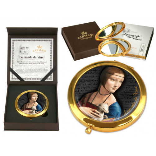 lustereczko Dama z łasiczką Leonardo da Vinci CARMANI 181-1202