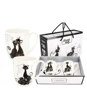 Kpl. 2 kubków - Koci świat (CARMANI) 017-2601