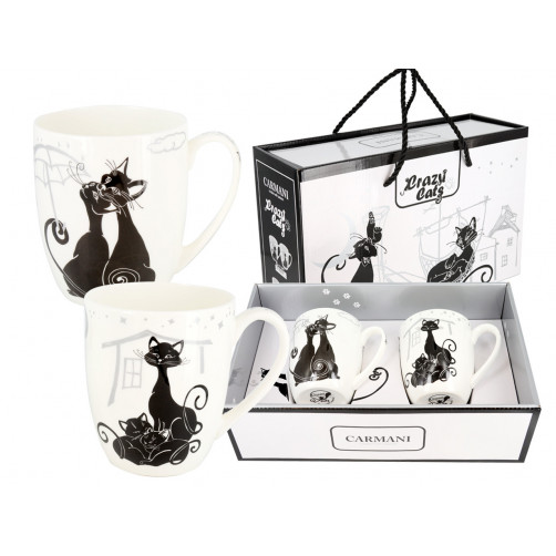 Kpl. 2 kubków - koty (CARMANI)