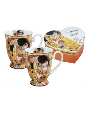 Kubki w sercu - G. Klimt, Pocałunek (CARMANI)