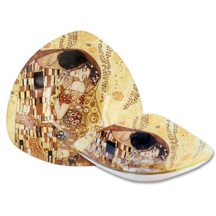Talerz miseczka - G. Klimt, Pocałunek - 17x17cm