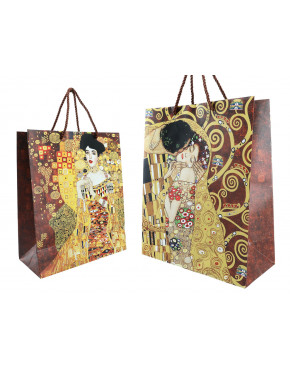 Torebka prezentowa - G. Klimt, Pocałunek (CARMANI)