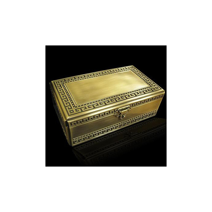 Szkatułka mosiądzowana 461-4429