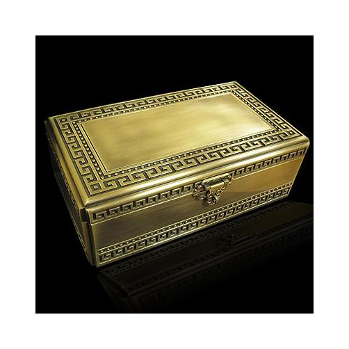 Szkatułka mosiądzowana 461-4429