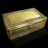 Szkatułka mosiądzowana 461-4429