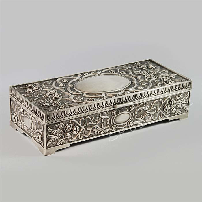 Cynowana szkatułka na biżuterię 472-4039