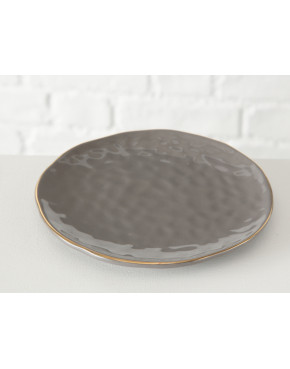 Talerz ceramiczny szary - Nella