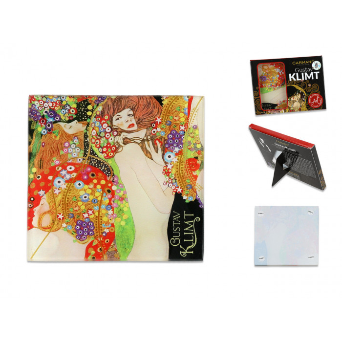 Podkładka szklana - G. Klimt, Węże wodne (CARMANI)