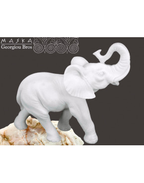 Słoń Kleofas -alabaster grecki