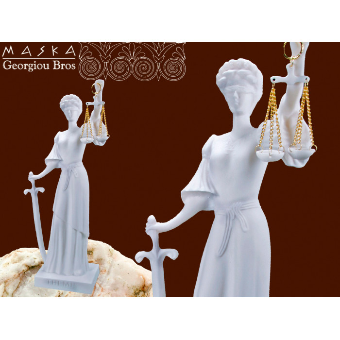 Figura - Temida -alabaster grecki