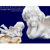 Aniołek leżący -alabaster grecki