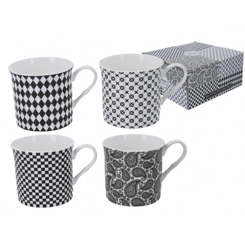 Kpl. 4 kubków - Shades of Grey (FBCh)