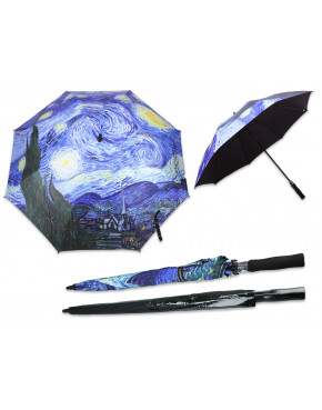 Parasol automatyczny - V. van Gogh, Gwiaździsta Noc(CARMANI)