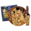 Talerz dekoracyjny z łopatką - G. Klimt, Pocałunek