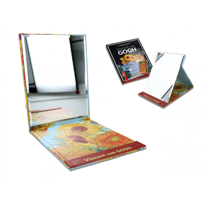 lusterko w etui van Gogh Sloneczniki 21x15 cm CARMANI 181-7111