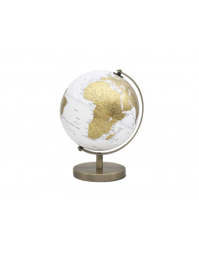 Globus mały - Globe Gold & White