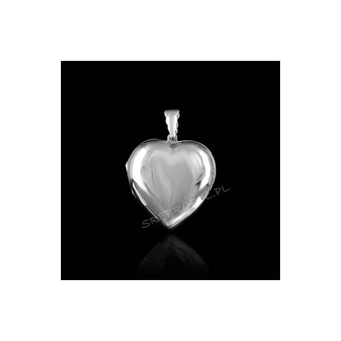 Zawieszka srebrna serce otwierana W-PU JA 39/0
